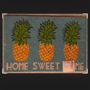Home sweet home pineapple coir doormat 18x27